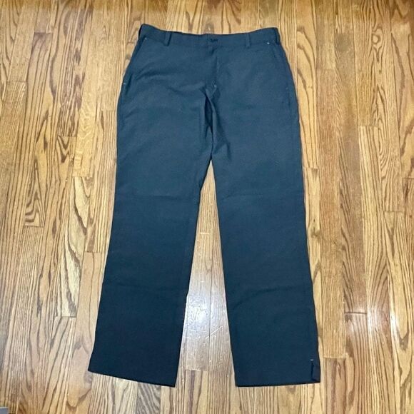 Nike Tour Performance Black/Grey Chevron pattern Golf Pants. Size 32. - Picture 1 of 11